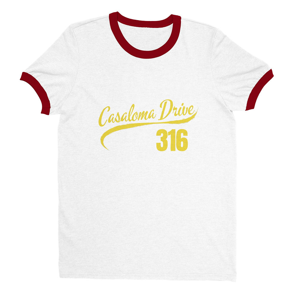 Thumbnail: Casaloma Drive 316 Unisex Ringer Band T-shirt