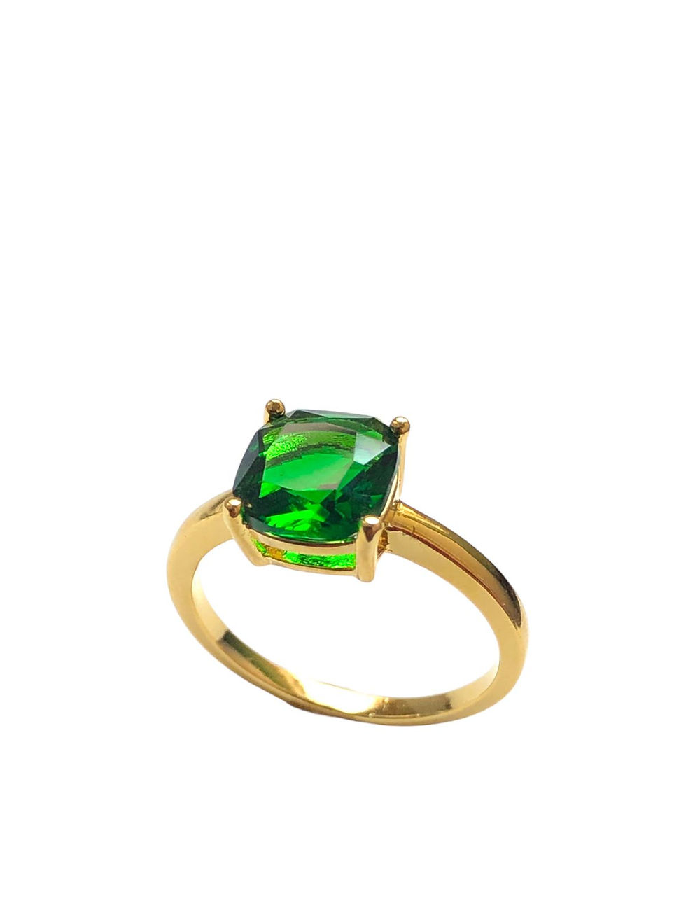 Miniatura: Anel Pedra Zircônia Color Banhada a Ouro 18k-750