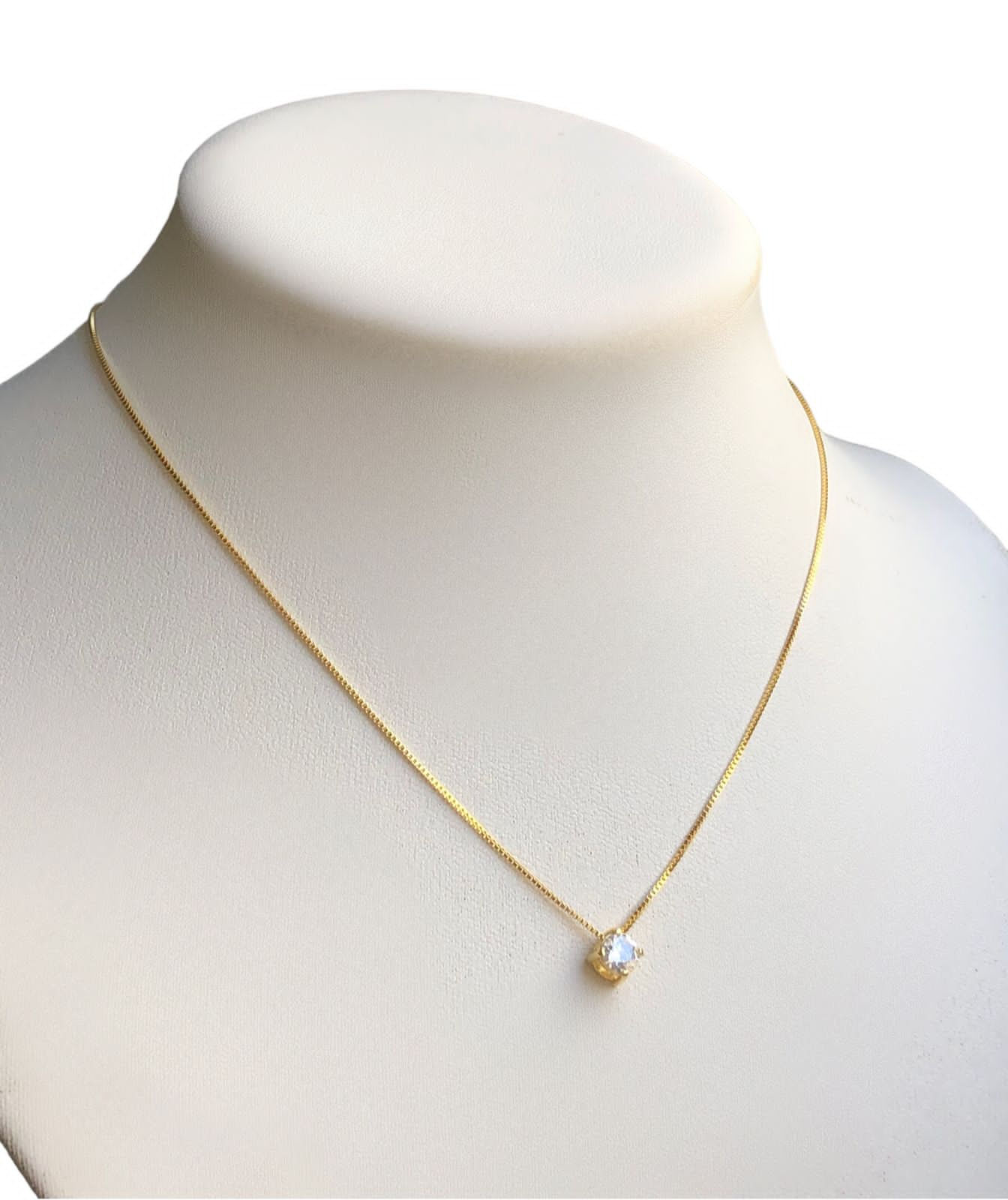 Colar Ponto de Luz Banhado a Ouro 18k-750