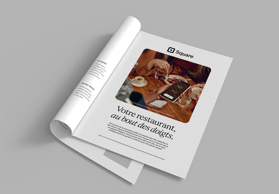 French-localized magazine ad