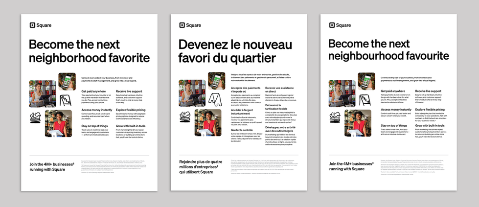 Localized from U.S. English master into 2 languages.