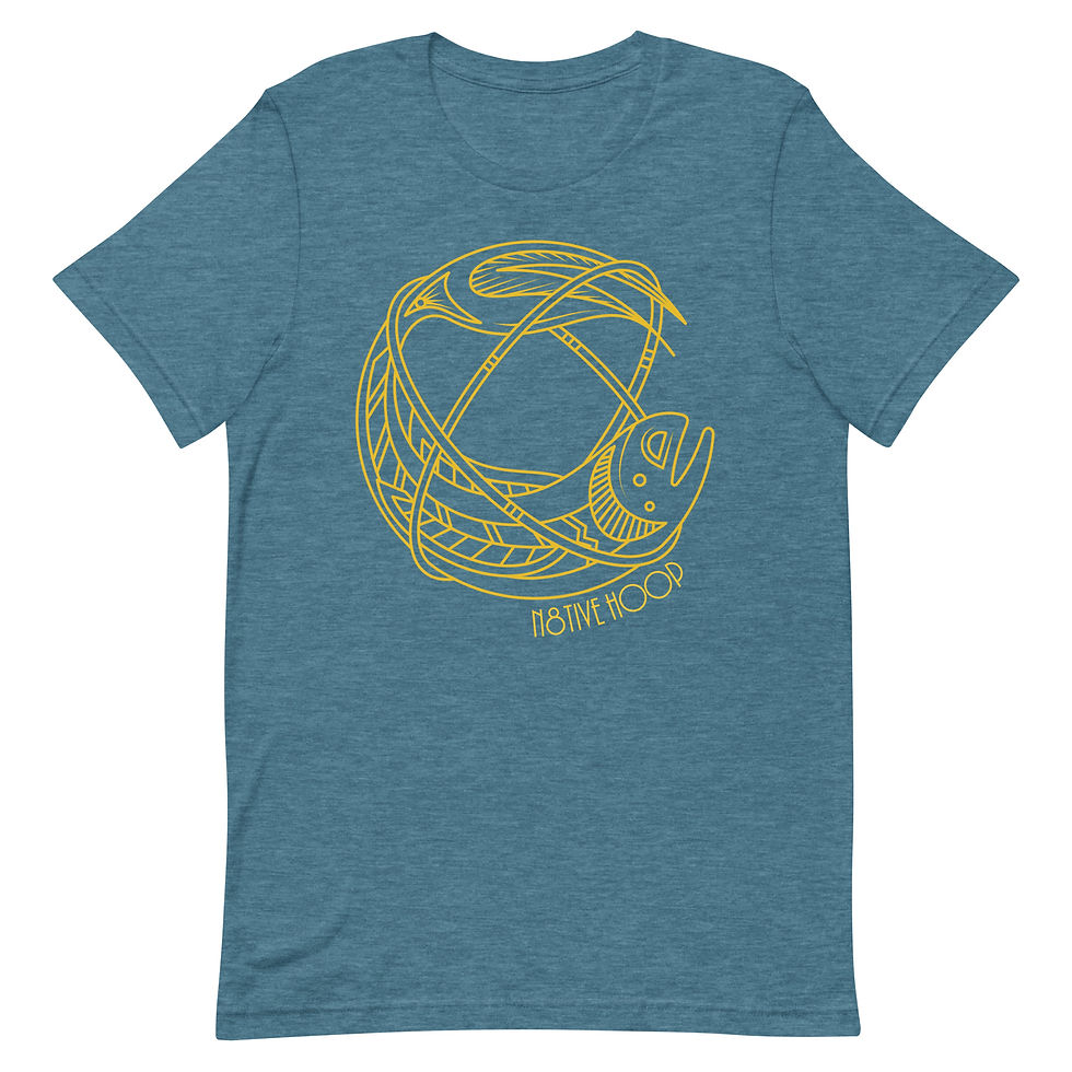 Thumbnail: Gold Salmon Hoop 