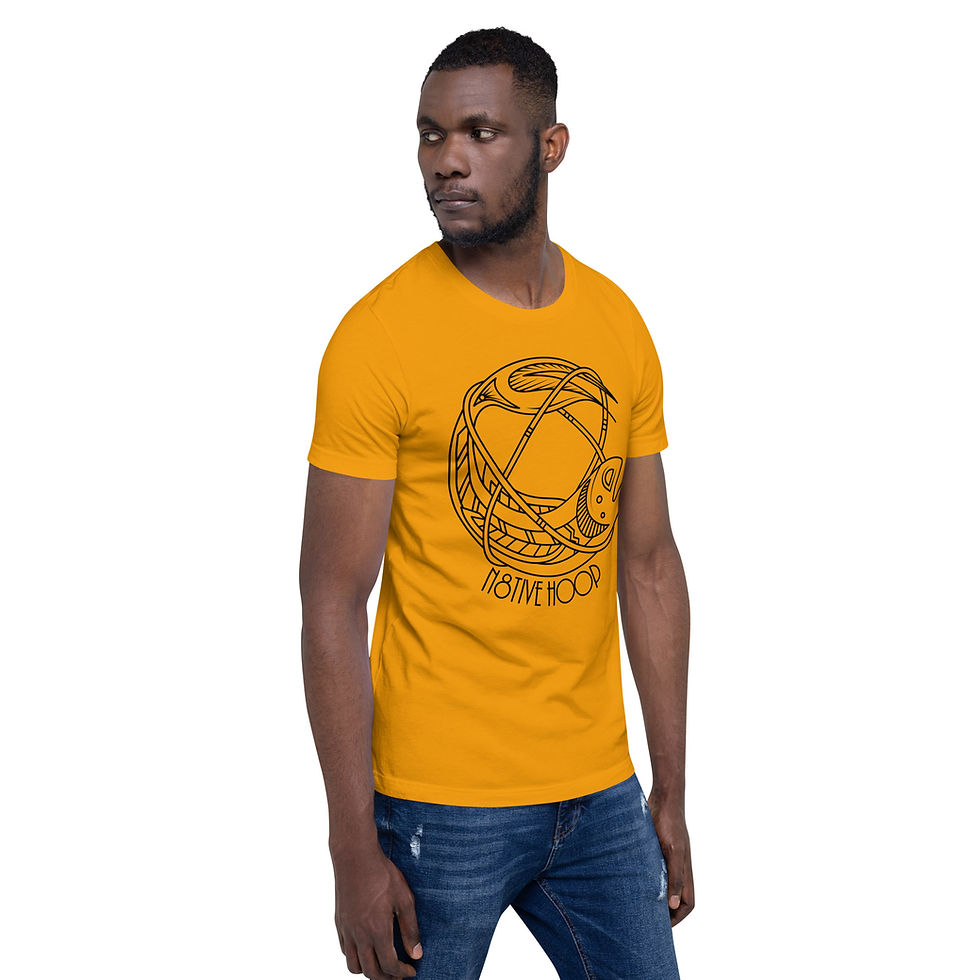 Thumbnail: Black Salmon Hoop Design