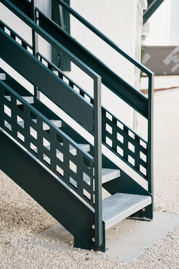 Garde-corps design en acier