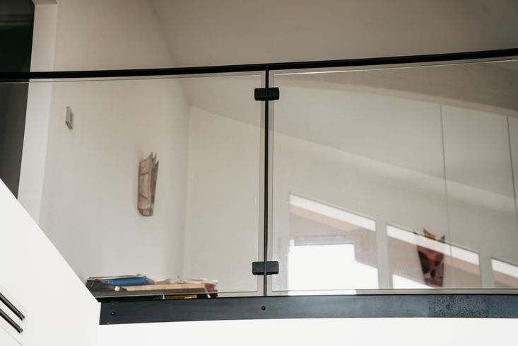 garde corps en verre et acier sur mesure a hossegor