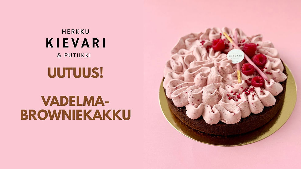 Vadelma-browniekakku