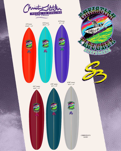 Christian Fletcher Modern Signature Shortboard | Boysen Surfboards