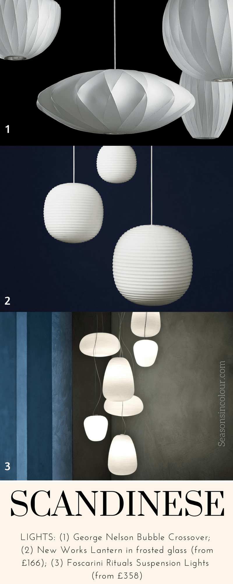 japandi scandinese lighting fixtures