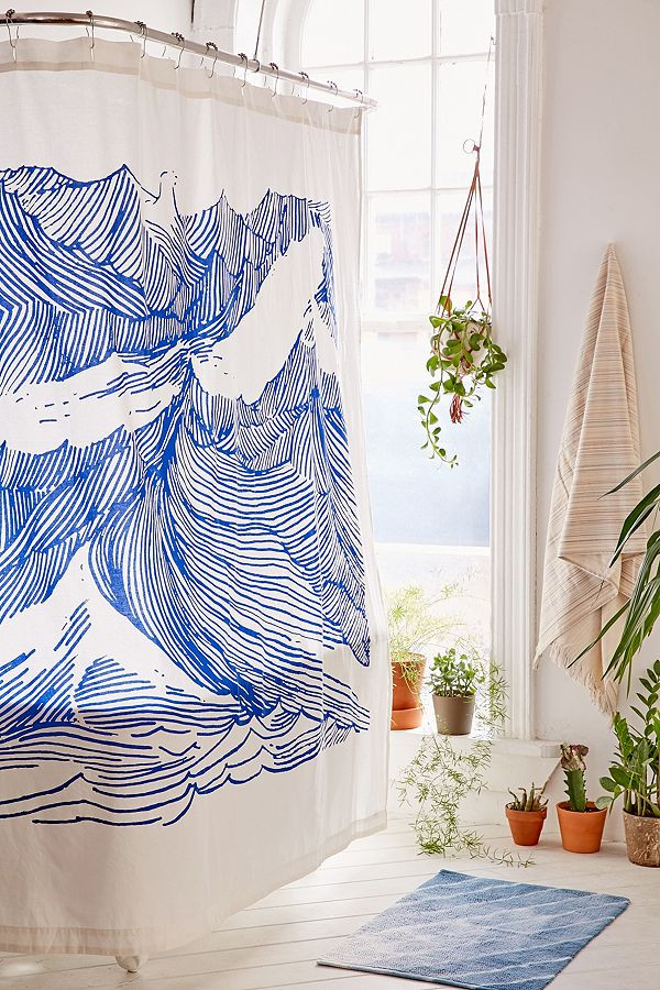 plants on the floor of a bathroom, decorate with plants