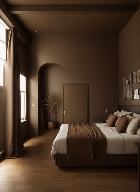 Pantone mocha mousse 2025 bedroom