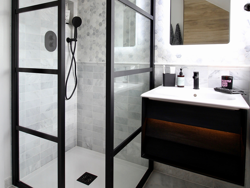 VitrA Frame Washbasin Unit, with 1 drawer, 60 cm, with white washbasin, Matte Black