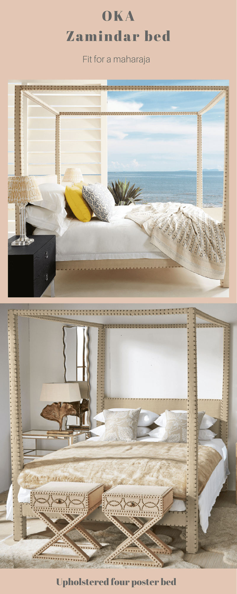 Luxury bed makers designer beds IKA Zamindar bed