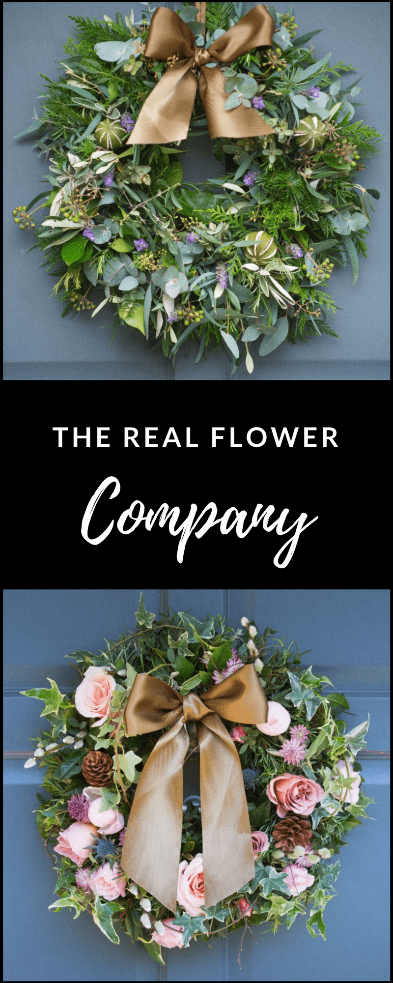 The real Flower Company Christmas Wreaths