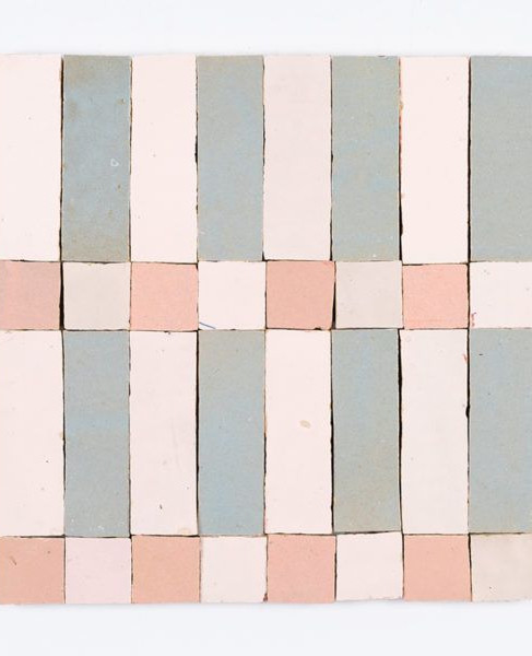 Moroccan Marrakesh Stripes in Sea Salt Zellige Tiles are handcrafted natural clay tiles, glazed in a wide range of vibrant colours.  Otto tiles