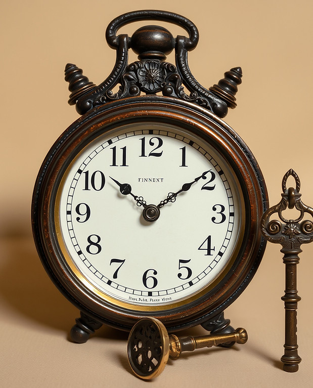 antique clock and key.jpg