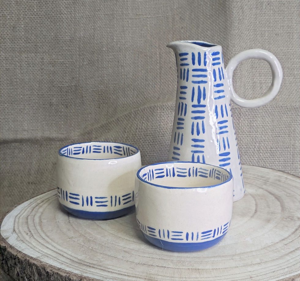 Miniature : Gobelets Bogolan 