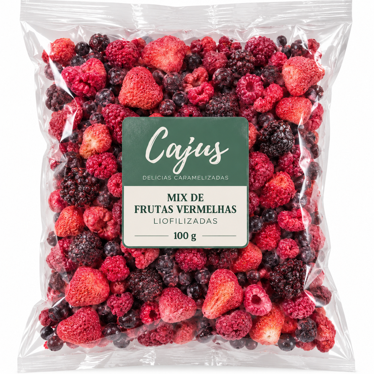 Mix de Frutas Vermelhas Liofilizadas 100g