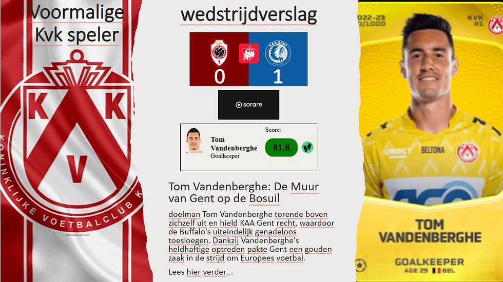 Tom Vandenberghe: De Muur van Gent op de Bosuil