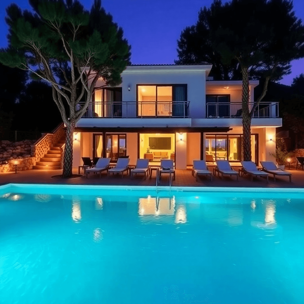 Havuzlu yazlık villa