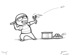 Inktober 2019 Day 19 - Sling