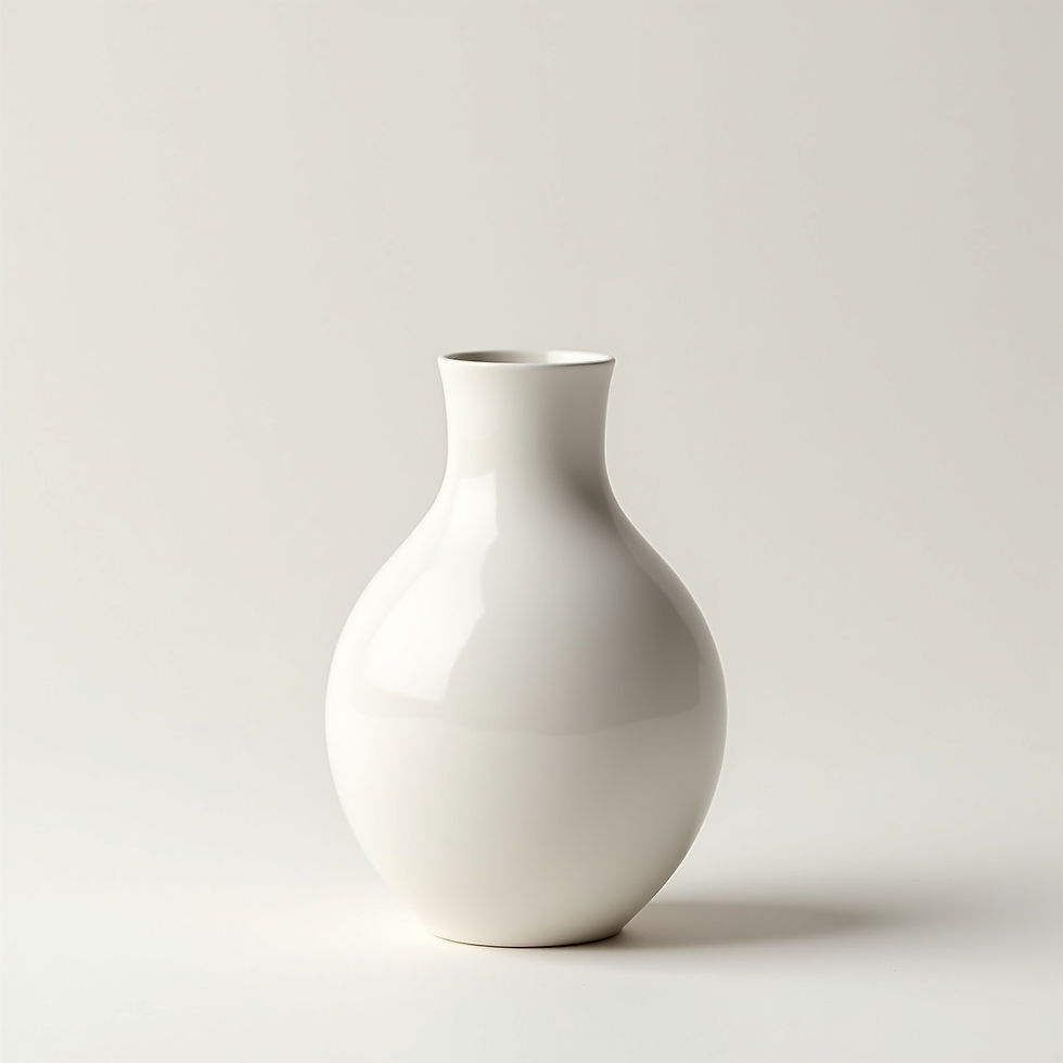 Matte Ceramic Bud Vase
