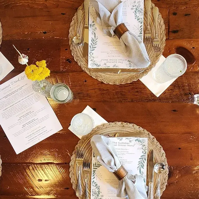 LATE SUMMER ARTISAN DINNER AUGUST 13
