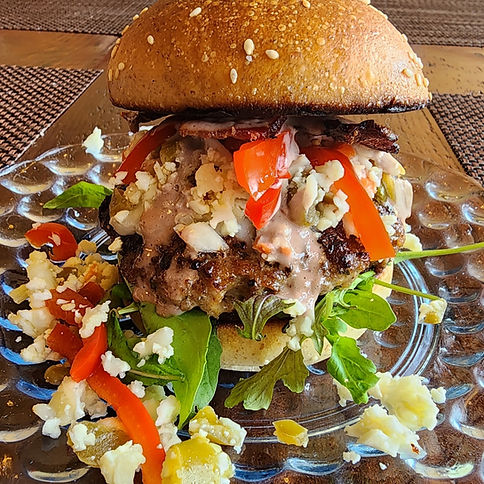 Breakfast Burger Brick House Mercantile & Artisan Kitchen