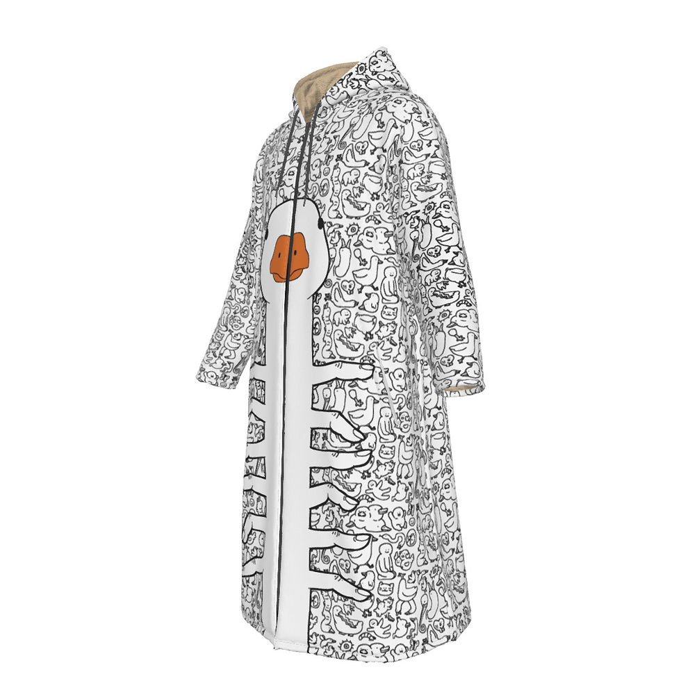 Thumbnail: All-Over Print Men's Long Fleece Zip Up Windbreaker