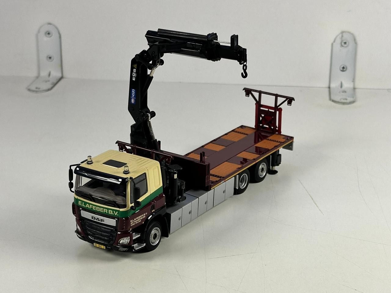 DAF CF Sleeper Cab 6X2 Riged Flatbed+Palfinger