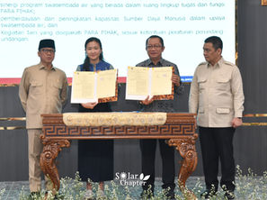 Solar Chapter Resmi Bekerja Sama dengan Kemendes PDTT Hadirkan Akses Air Bersih Berbasis Komunitas di NTT