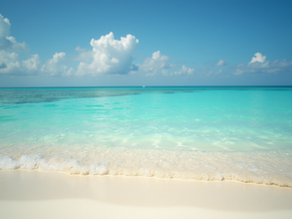 calm waters of Coral Bay