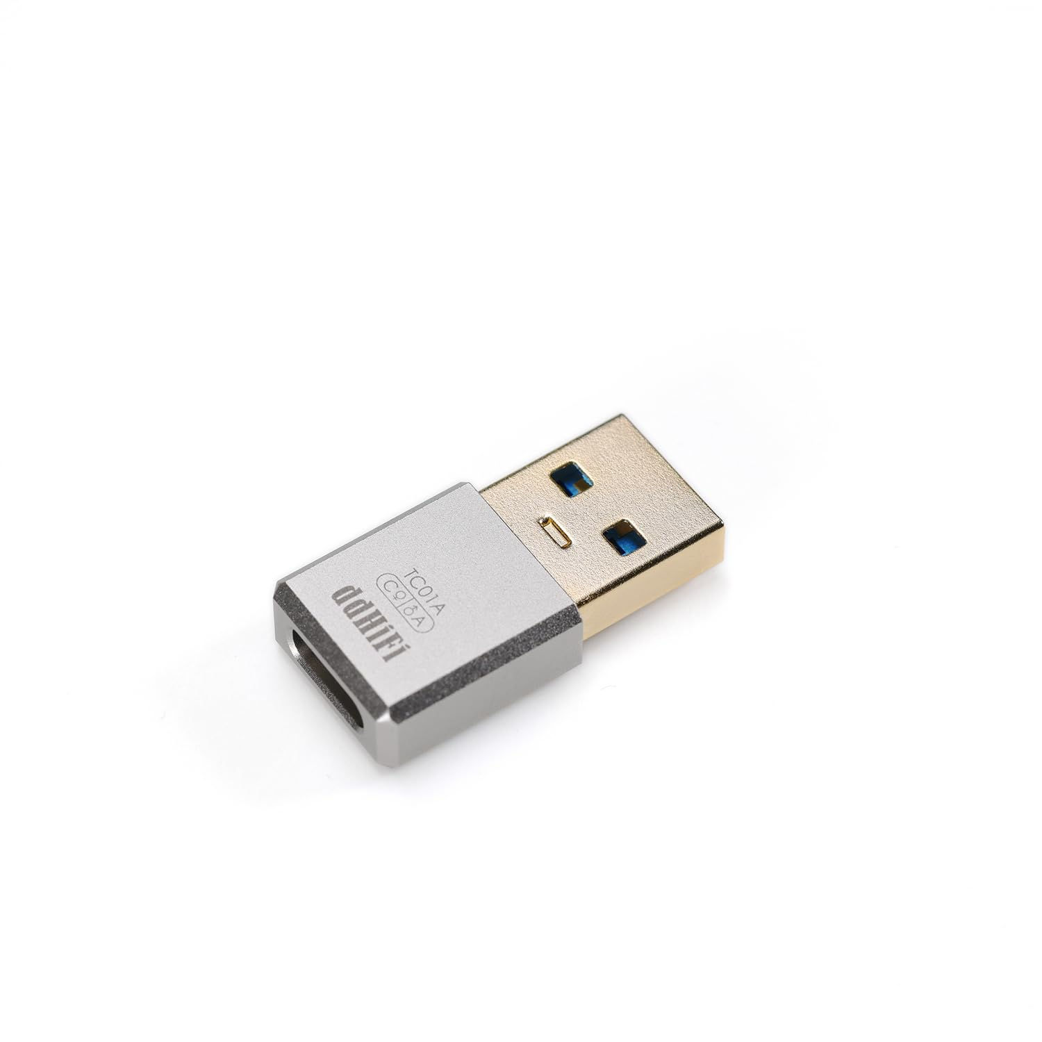 ddHiFi TC01A USB-A Male to USB-C Female Adapter – Premium Aluminum Converter