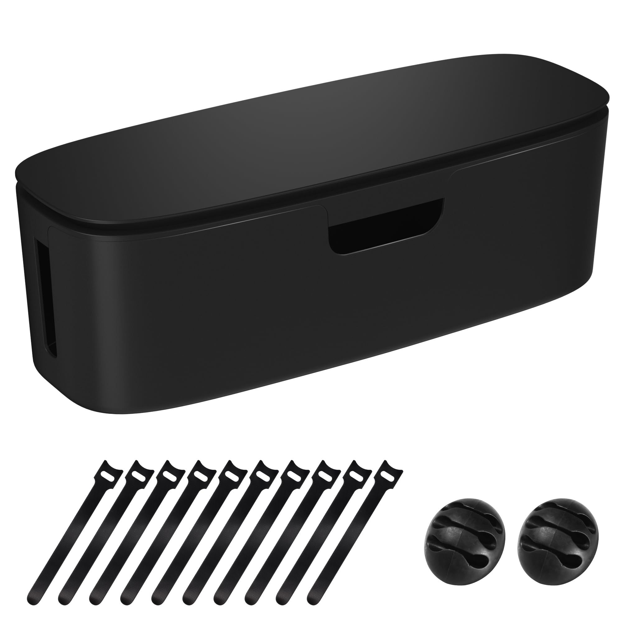 Large Cable Management Box Set – Flame-Retardant Cord Organizer Kit