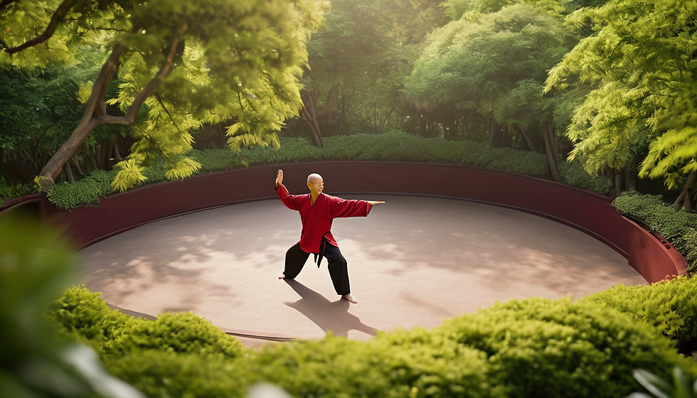 Apresentação de Tai Chi e Música Ao Vivo