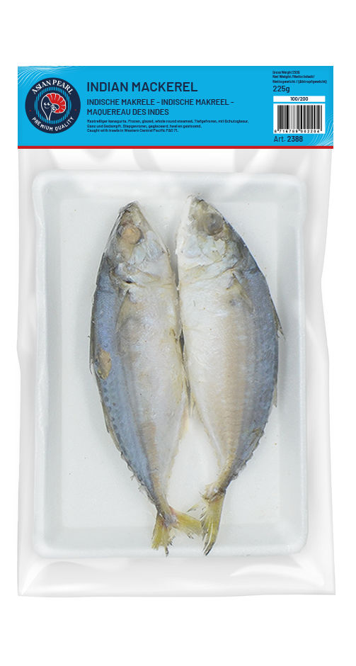 Asian Pearl Indian mackerel steamed 225g