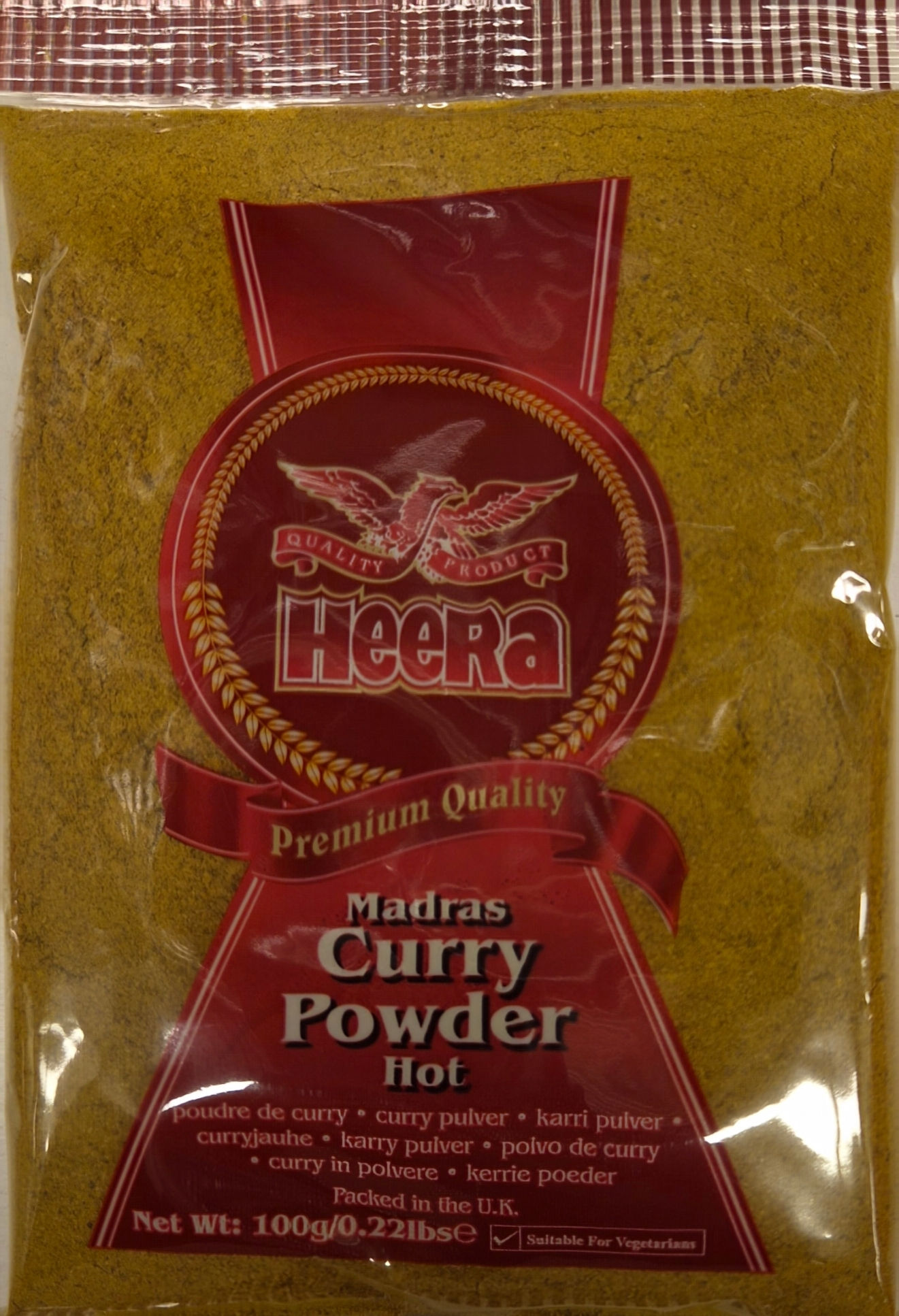 Heera Madras curry powder hot 100g