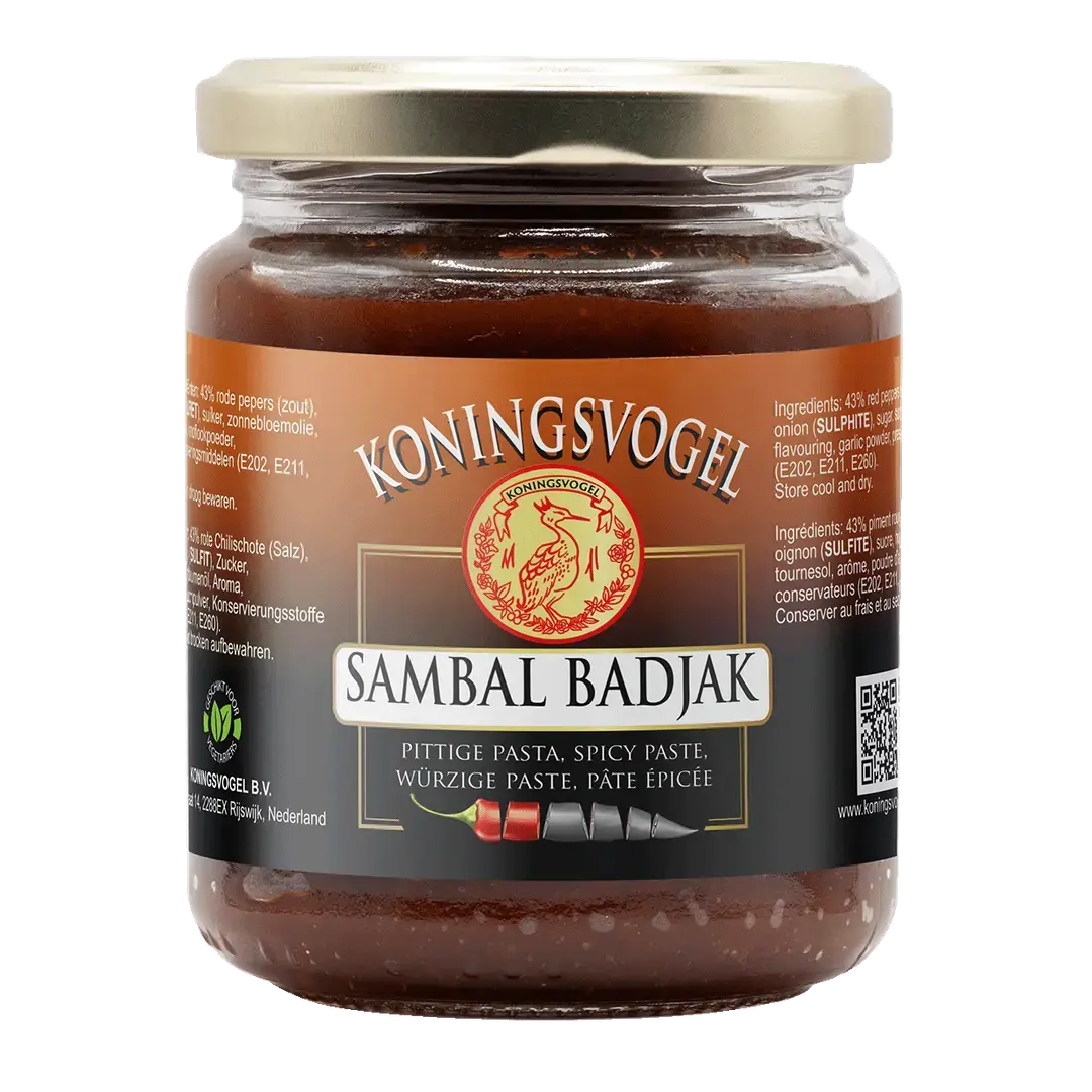 Koningsvogel Sambal badjak 280g
