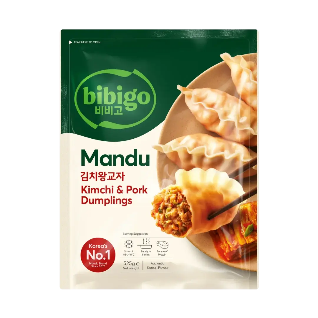 Bibigo Mandu kimchi & pork dumplings 525g 