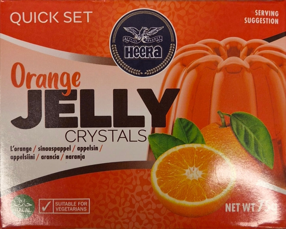 Heera Orange jelly crystals 75g 