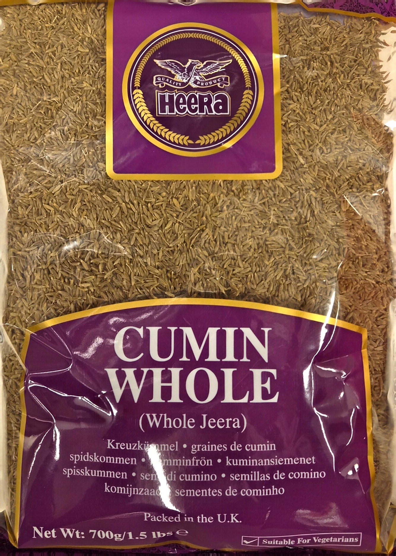 Heera Cumin whole (Jeera) 700g 