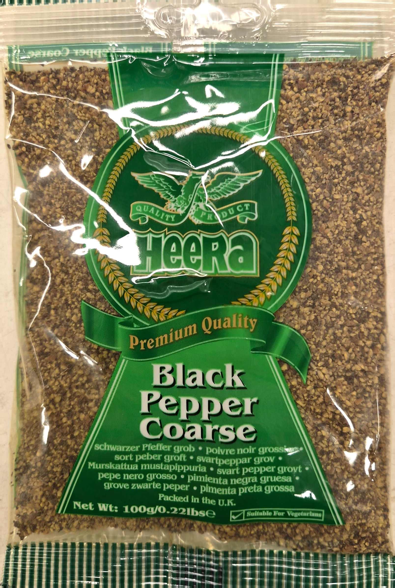 Heera Black pepper coarse 100g 