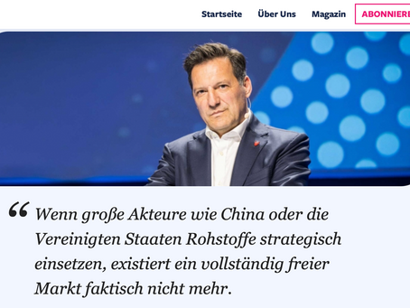 Rohstoffmacht oder Rohstoffohnmacht?