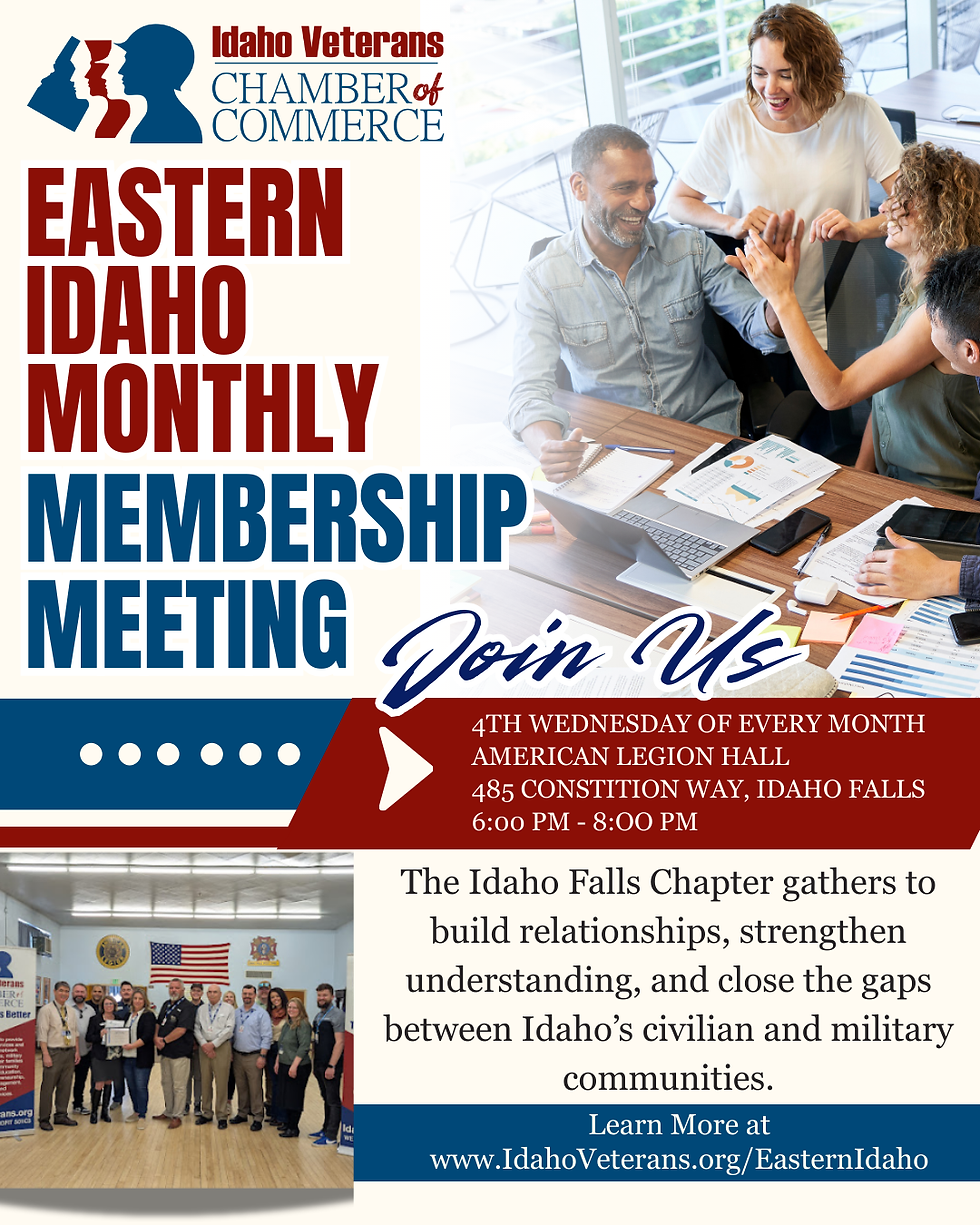IDVCC Eastern Idaho Monthly Meeting