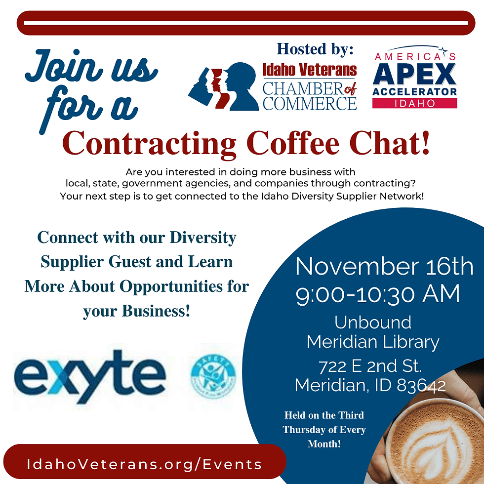 Diversity Supplier Coffee Chat - Exyte