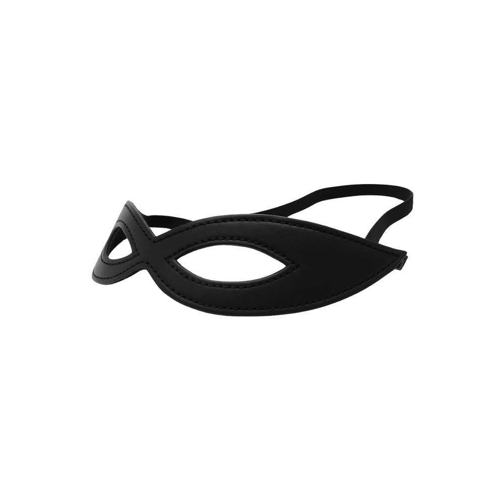 STALLIONS STEEL „eyes only“ – minimalistinė fetišo kaukė akims (juoda) BDSM aksesuaras