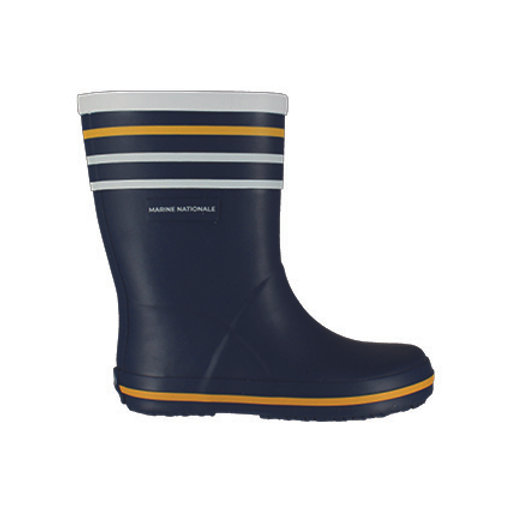 Be Only Botte Matelot - Jaune Bleu marine