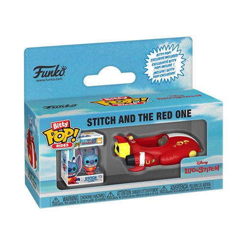 85522 - DISNEY: LILO & STITCH - POP FUNKO BITTY RIDE VINYL FIGURE - THE RED