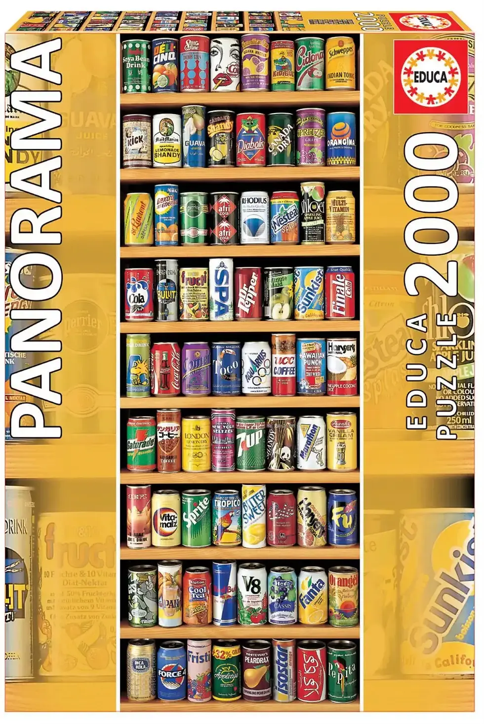 Puzzle Educa 2000 panorama Lattine