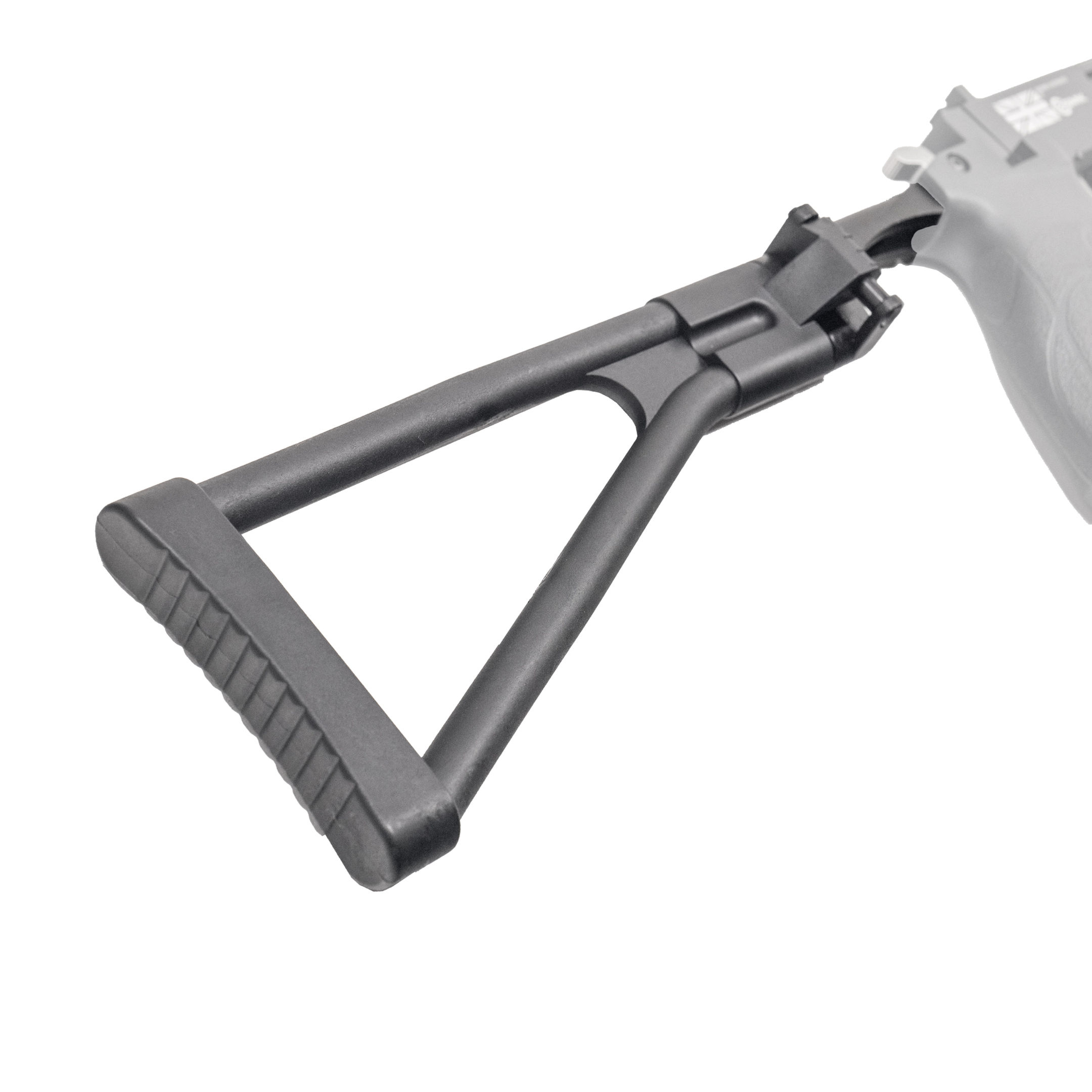 Black triangular folding stock for Artemis/Snowpeak PP700