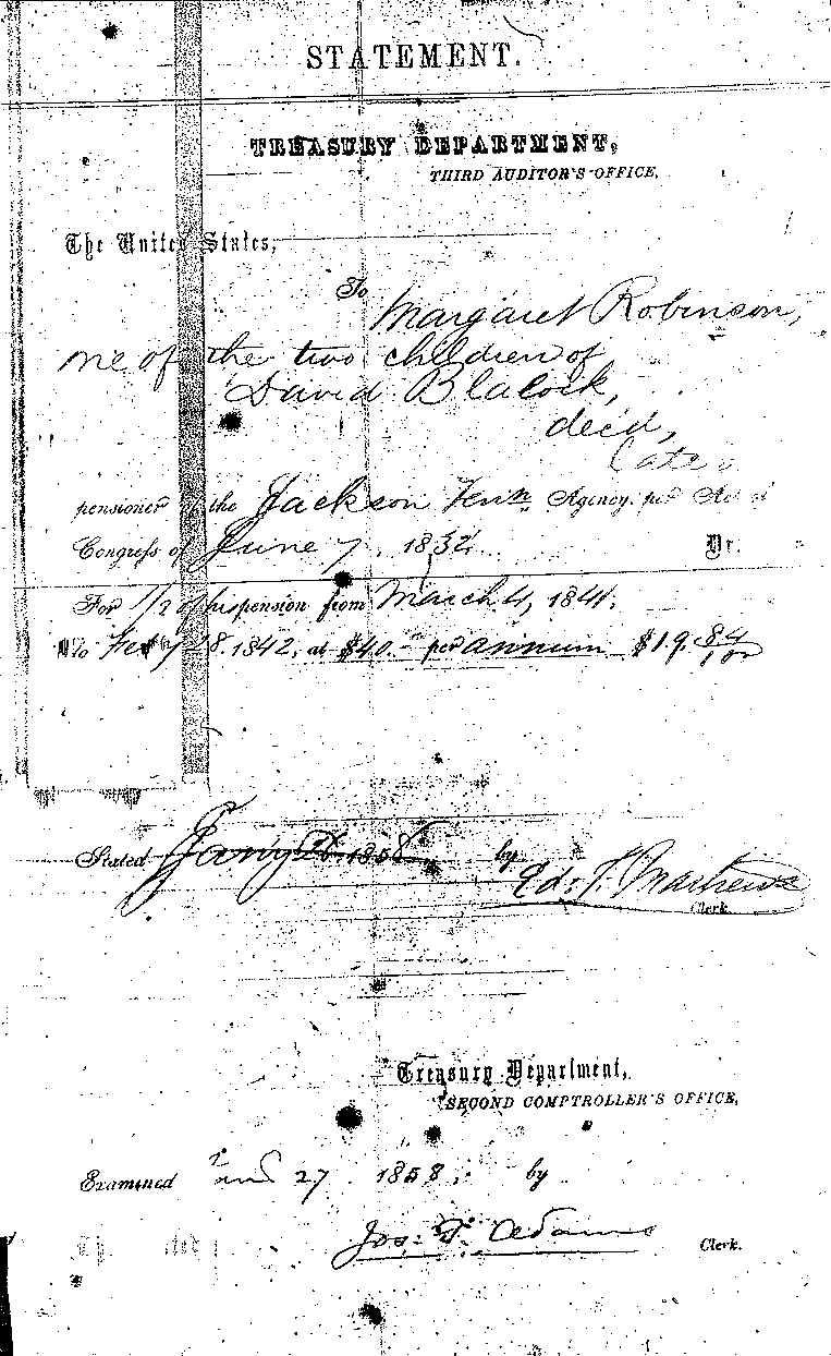 David Harrison Blalock - Declaration of